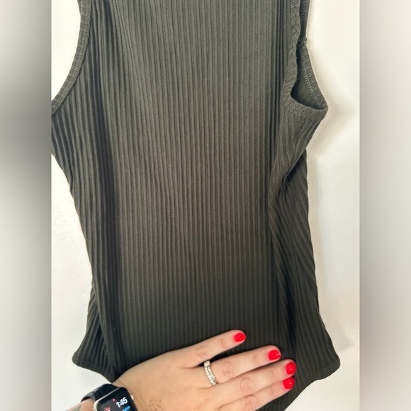 Wilfred Aritzia Annecy Bodysuit Olive Green - Picture 4 of 11